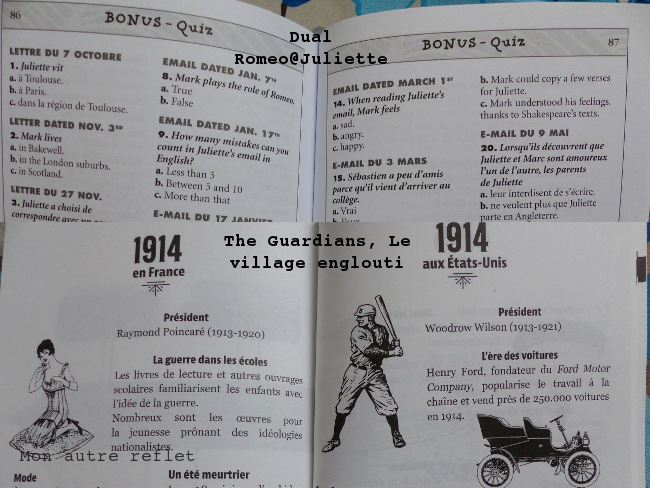 Comparatif livres en anglais pour ados