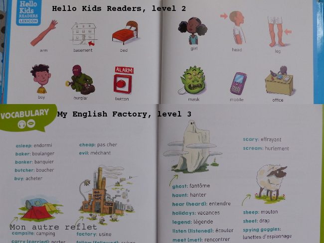 Livres en anglais enfant, extraits