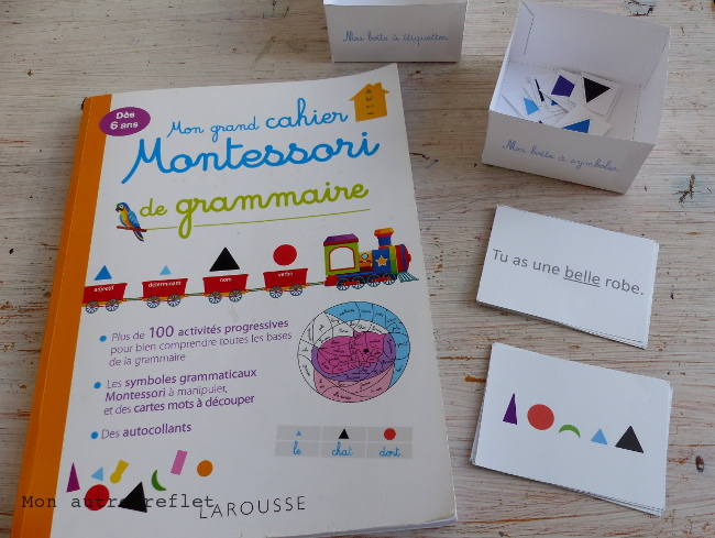 Cahier de grammaire Montessori pour débuter