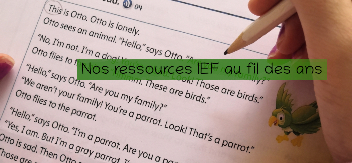 Nos ressources IEF du CP à la 3e