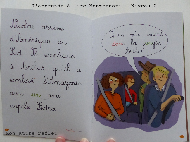 Extrait j'apprends à lire Montessori niveau 2