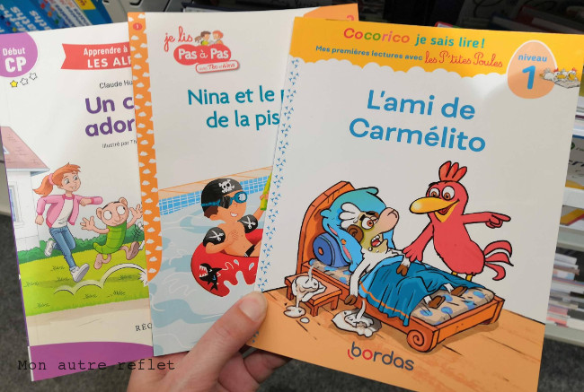 différents livres pour le CP